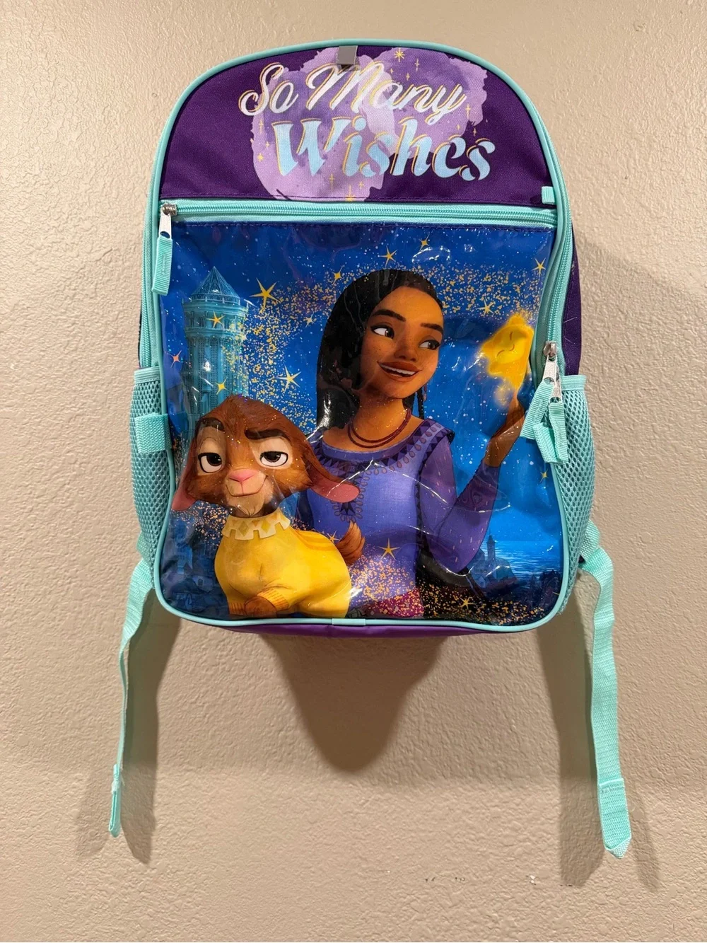 Disney Wish Backpack Lunch Box Pencil Pouch 3-Piece Set Asha Star Goat.